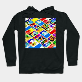 Burst of Color Panels Hoodie